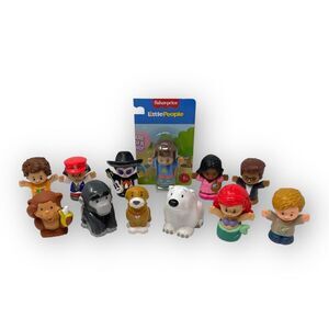 Fisher Price Little People Figures Lot Of 12 Ariel Día De Muertos Animals Boys